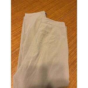 Vero Moda Women's Beige Khaki Chino‎ Pants Size 36 Solid Snug Fit